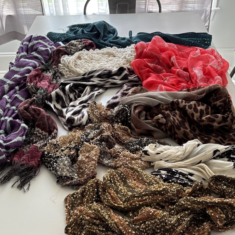 Stylish Women's Scarf Collection - Multicolor